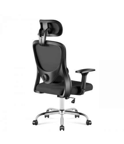 Mark Adler Ergonomikus irodai forgószék, kartámaszokkal, deréktámasszal, hálós anyaggal, fekete