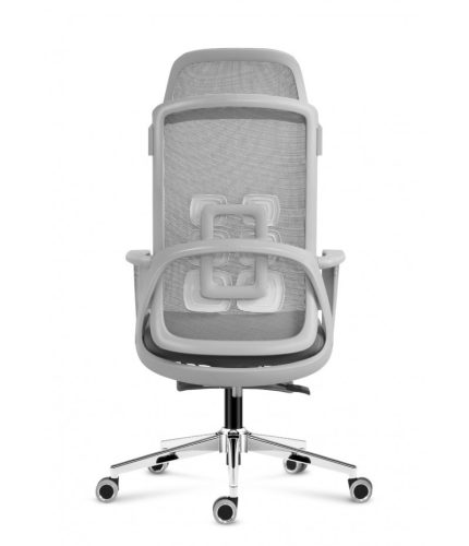 Mark Adler Kancelárske kreslo pohodlné kancelárske kreslo, nastaviteľná výška, opierka nôh, šedá