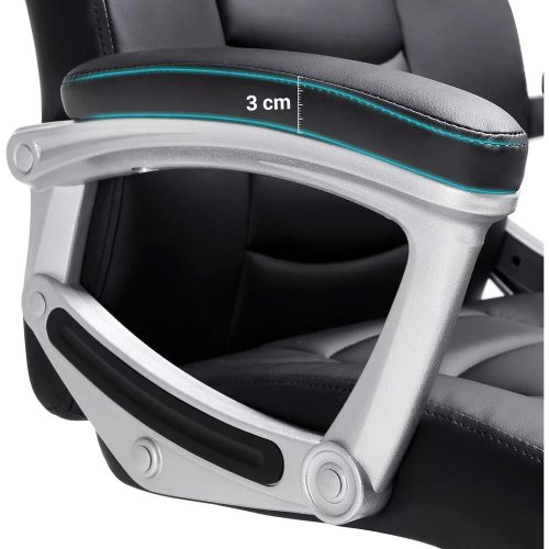 Songmics Kancelárska stolička, čierna