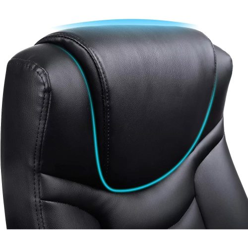 Songmics Kancelárska stolička, čierna