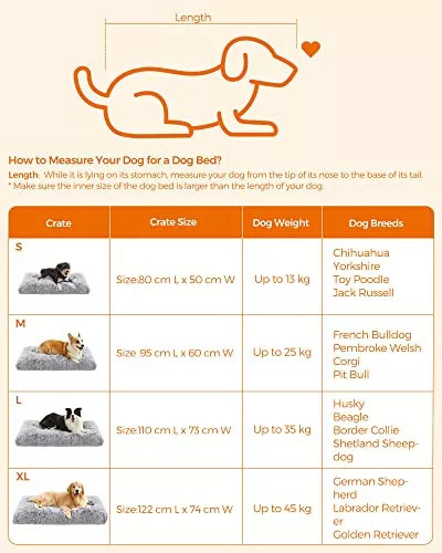 Nadýchaný pelech pre psa, 110 x 73 cm, svetlosivý.