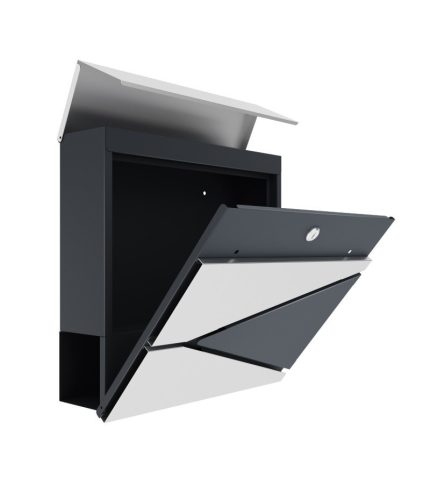 Greman  Moderná, vonkajšia poštová schránka odolná voči poveternostným vplyvom, 37x37x10,5 cm