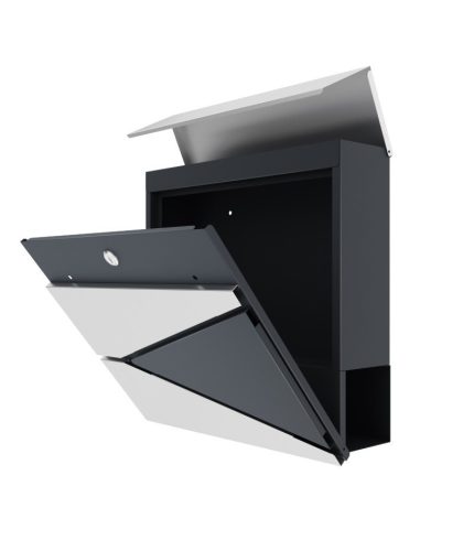 Greman  Moderná, vonkajšia poštová schránka odolná voči poveternostným vplyvom, 37x37x10,5 cm