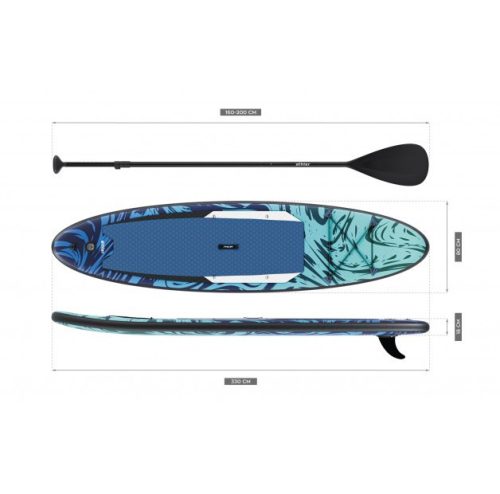 Athler Nafukovacia SUP doska 2v1 s príslušenstvom Sea
