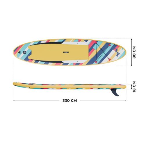 Athler Nafukovací SUP board 2 v 1 sea 70 Oranžový
