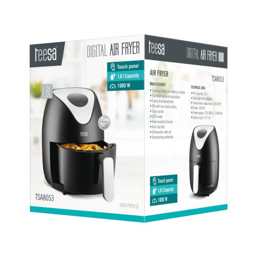 Teplovzdušná fritéza 1,8L TEESA DIGITAL AIR FRYER.