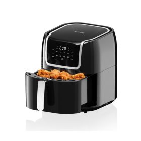   Airfryer teplovzdušná fritéza, 1800 W, 8 programov, objem 7,7 l, LED displej, čierna