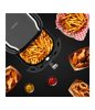 Airfryer teplovzdušná fritéza, 1800 W, 8 programov, objem 7,7 l, LED displej, čierna