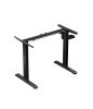 Mark Adler Rám stola Blik s elektricky nastaviteľnou výškou, nastaviteľný, 72-118 cm, kovový, pamäťová funkcia, čierny