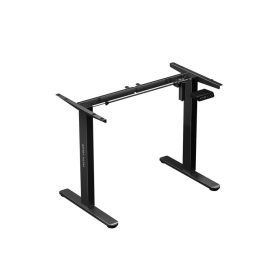   Mark Adler Rám stola Blik s elektricky nastaviteľnou výškou, nastaviteľný, 72-118 cm, kovový, pamäťová funkcia, čierny